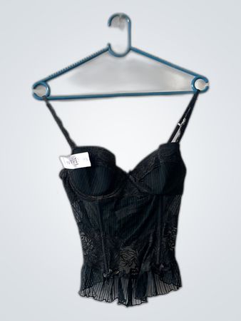 Black Lace Corset
