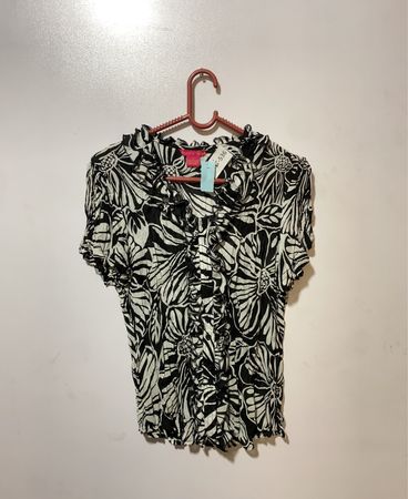 Blouse with Floral Pattern