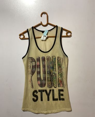 Unbranded Graphic Mesh Tank Top