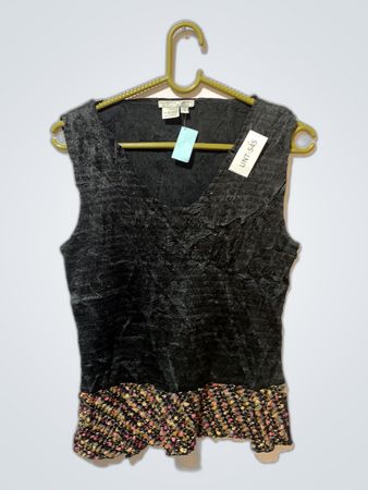 Gray Sleeveless Top
