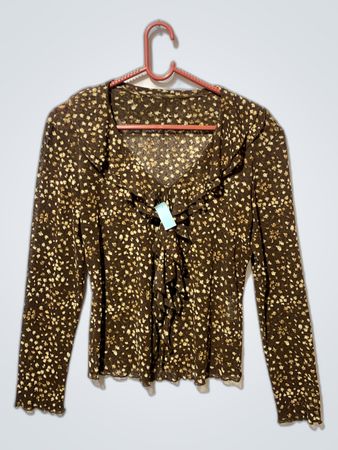 Blouse with Floral Pattern