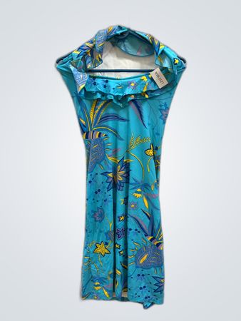Blue Floral Dress