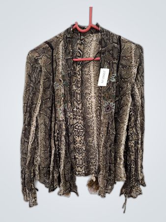 Snakeskin Pattern Jacket