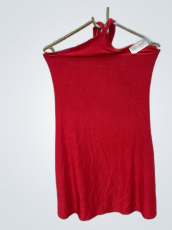 Red Halter Neck Dress