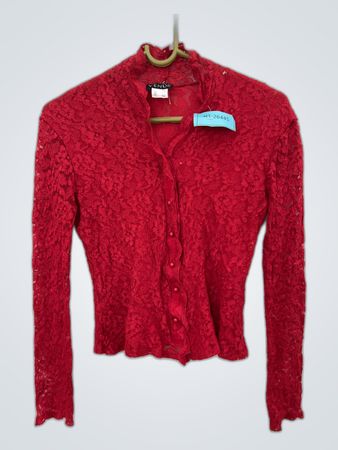 Red Lace Top