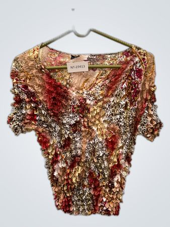 Blouse with Floral Pattern