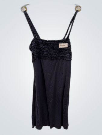 Black Ruffled Dress
