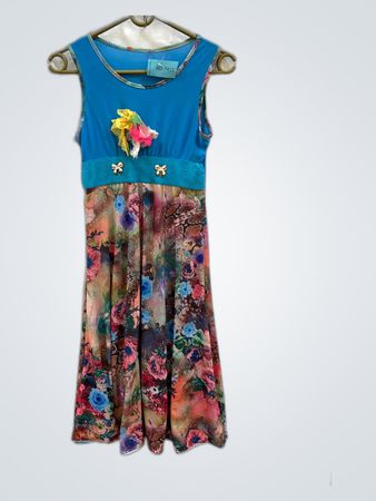 Blue Floral Dress