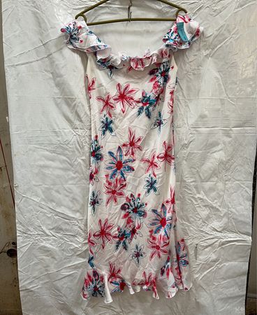 White Floral Dress