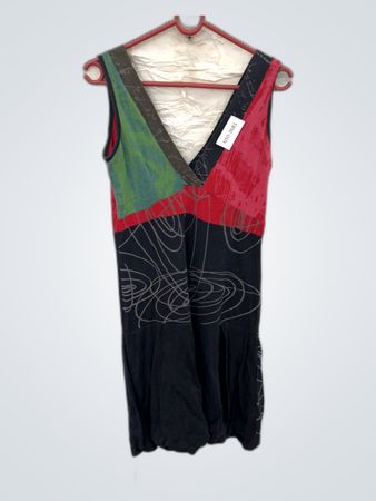 Colorful Sleeveless Dress