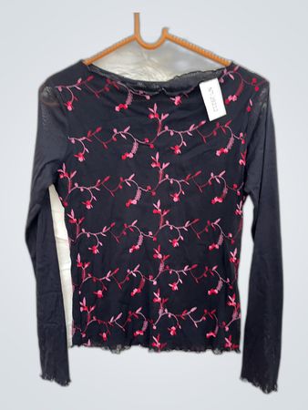 Blouse with Floral Pattern