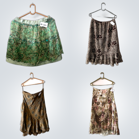 Y2K Blumige Mini-Röcke