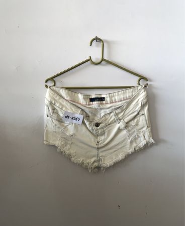 TALLY WEiJL White Denim Shorts