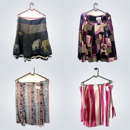 Striped Skirts Set(046)