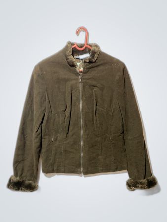 Brown Faux Fur Jacket