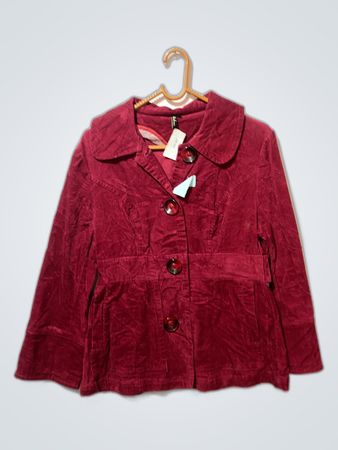 Fendi Rote Cordjacke