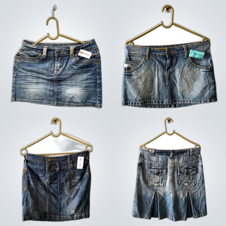 Y2K Denim Mini Skirts