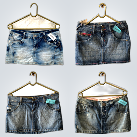 Y2K Denim Mini Skirts