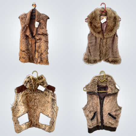 Y2K Fur Waistcoats Bundle