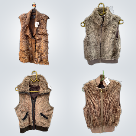 Y2K Fur Waistcoats Bundle