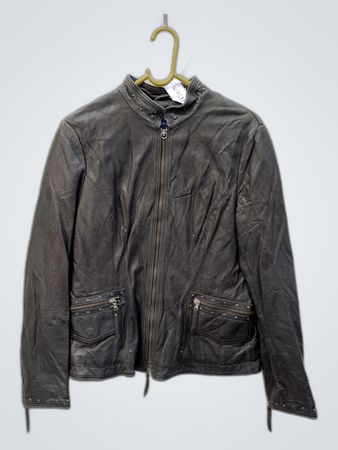 Trussardi Jeans Leather Jacket