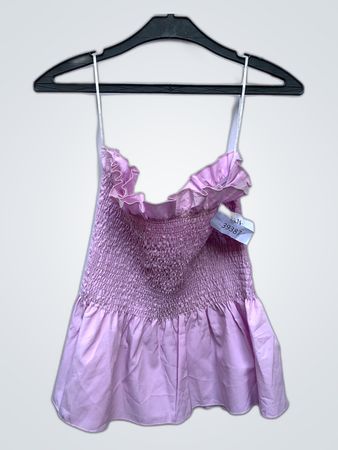 Pink Ruffled Top