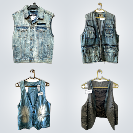 Light Wash Waistcoat Set (FV-401)