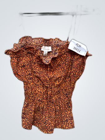 Topshop Leopard Print Top