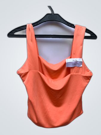 Peach-colored tank top