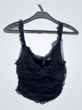 Fleur du Mal Black Lace Bustier