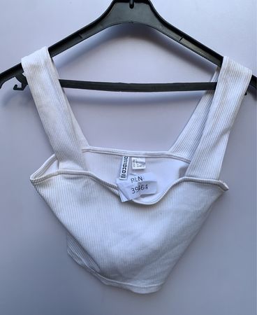 H&M Ribbed Cropped Top