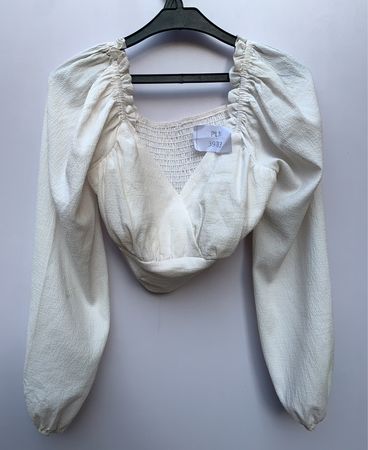 White Long Sleeve Top