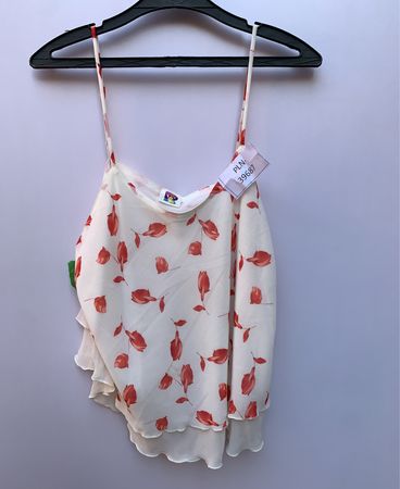 White Floral Top