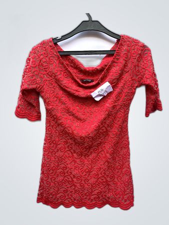 Red Lace Top