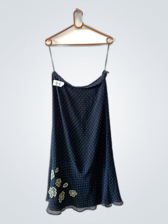 Vestido Azul com Poás