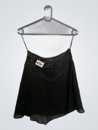 Black Woven Top