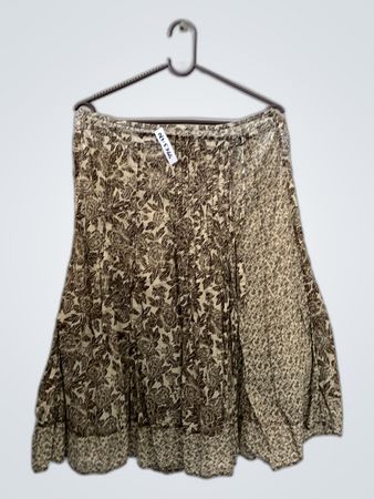 MANGO Floral Skirt