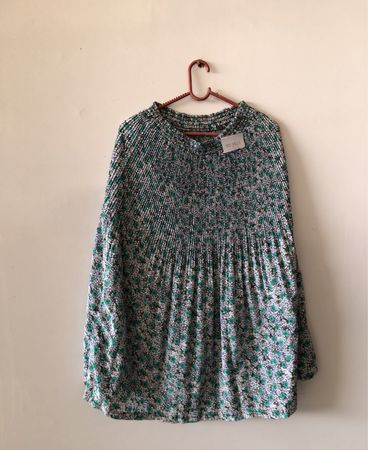 Blouse with Floral Pattern