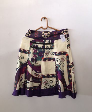 D'Boston Paisley Skirt