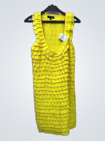 Next Yellow Ruffled Dress