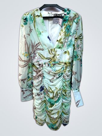 Floral Ruched Dress