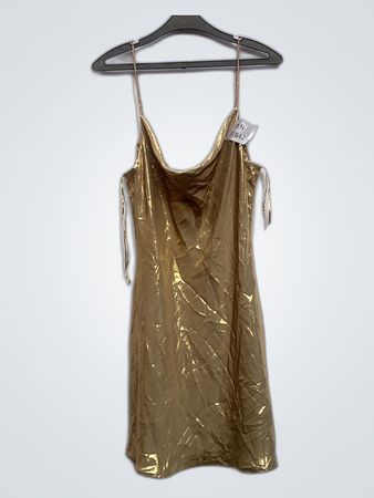 Gold Metallic Dress