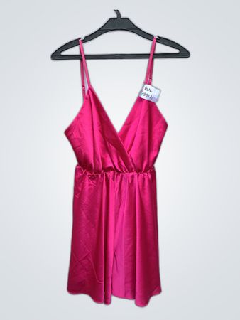 Pink Satin Chemise