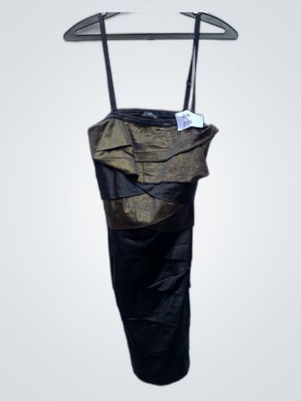 Black and Gold Dress