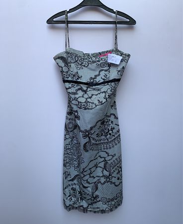 Black and White Lace Dress