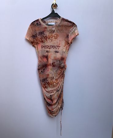 Bershka Graphic T-Shirt Dress