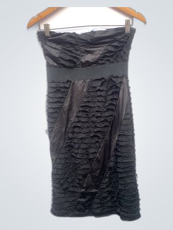 Black Ruffled Dress