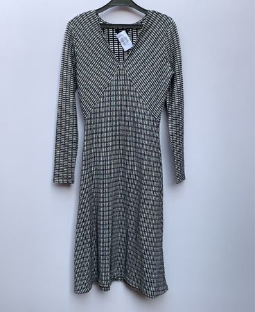 Reserved Black and White Checkered Dress
