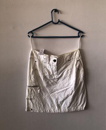 White Cotton Skirt
