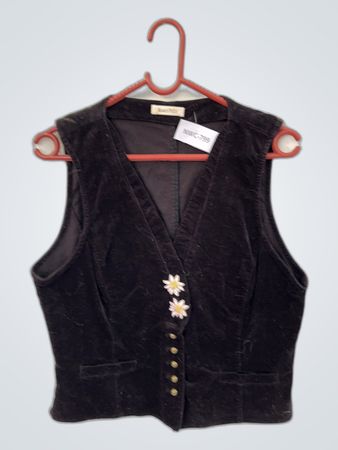 Marco Pecci Black Velvet Vest